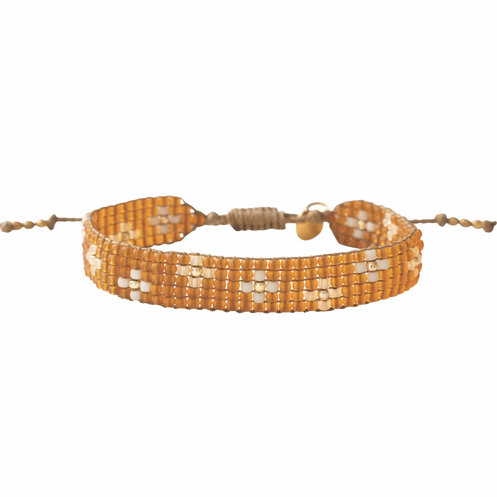 Fire Citrin Gold Armband