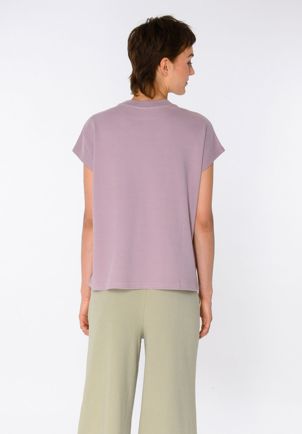 Lovjoi Boxy T-Shirt - Dark Mauve