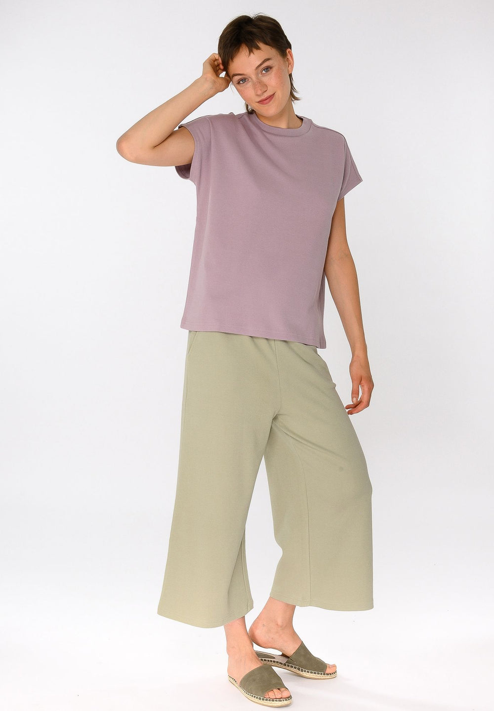 Lovjoi Boxy T-Shirt - Dark Mauve