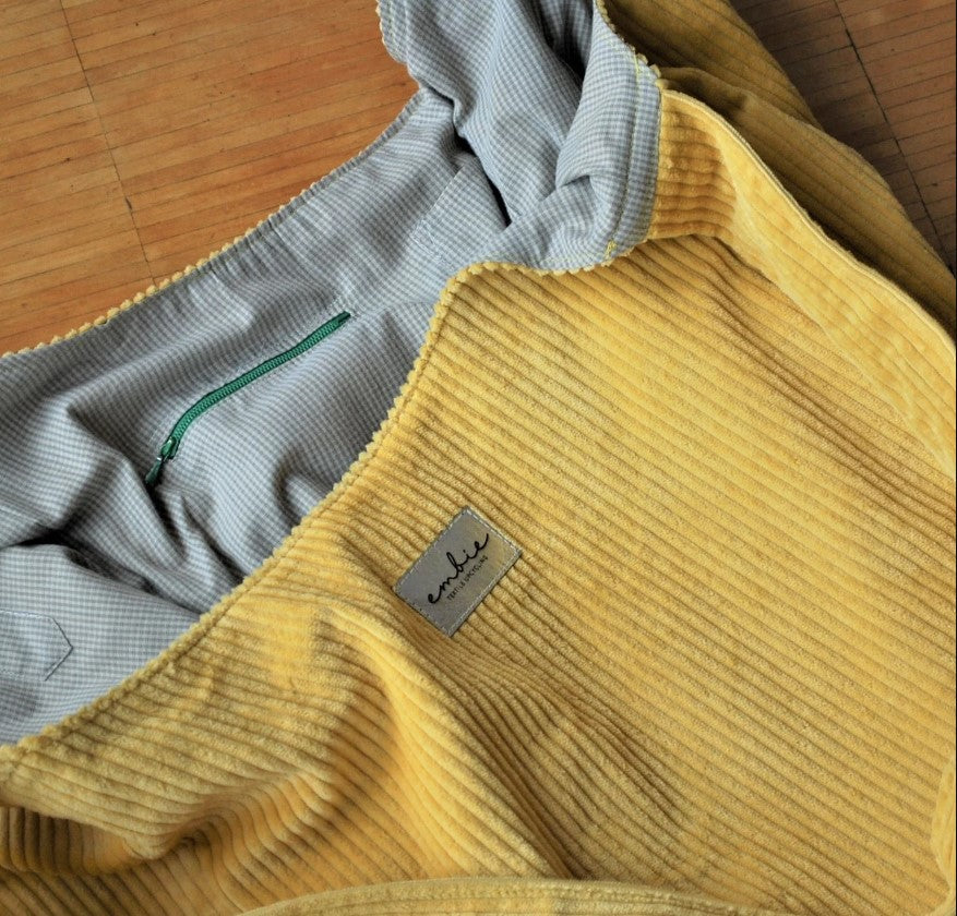 Embie - Stofftasche Yellow Corduroy 