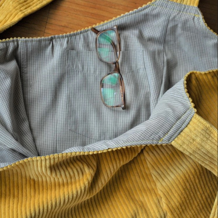 Embie - Stofftasche Yellow Corduroy 