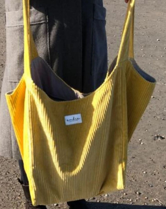 Embie - Stofftasche Yellow Corduroy 