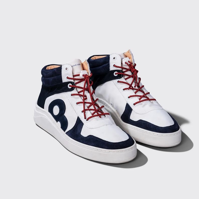 8beaufort - Herren Sneaker OAK ISLAND, weiß/navy