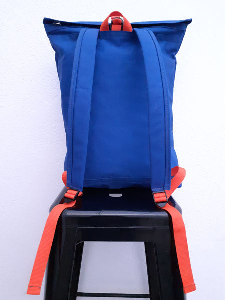 Rucksack aus Baumwolle - blau