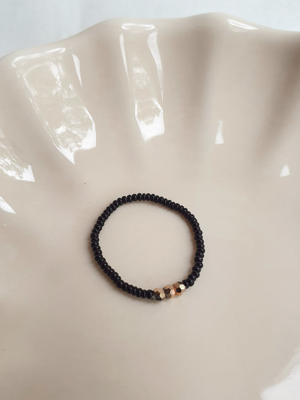 Lien - Ring, tschechische Perlen