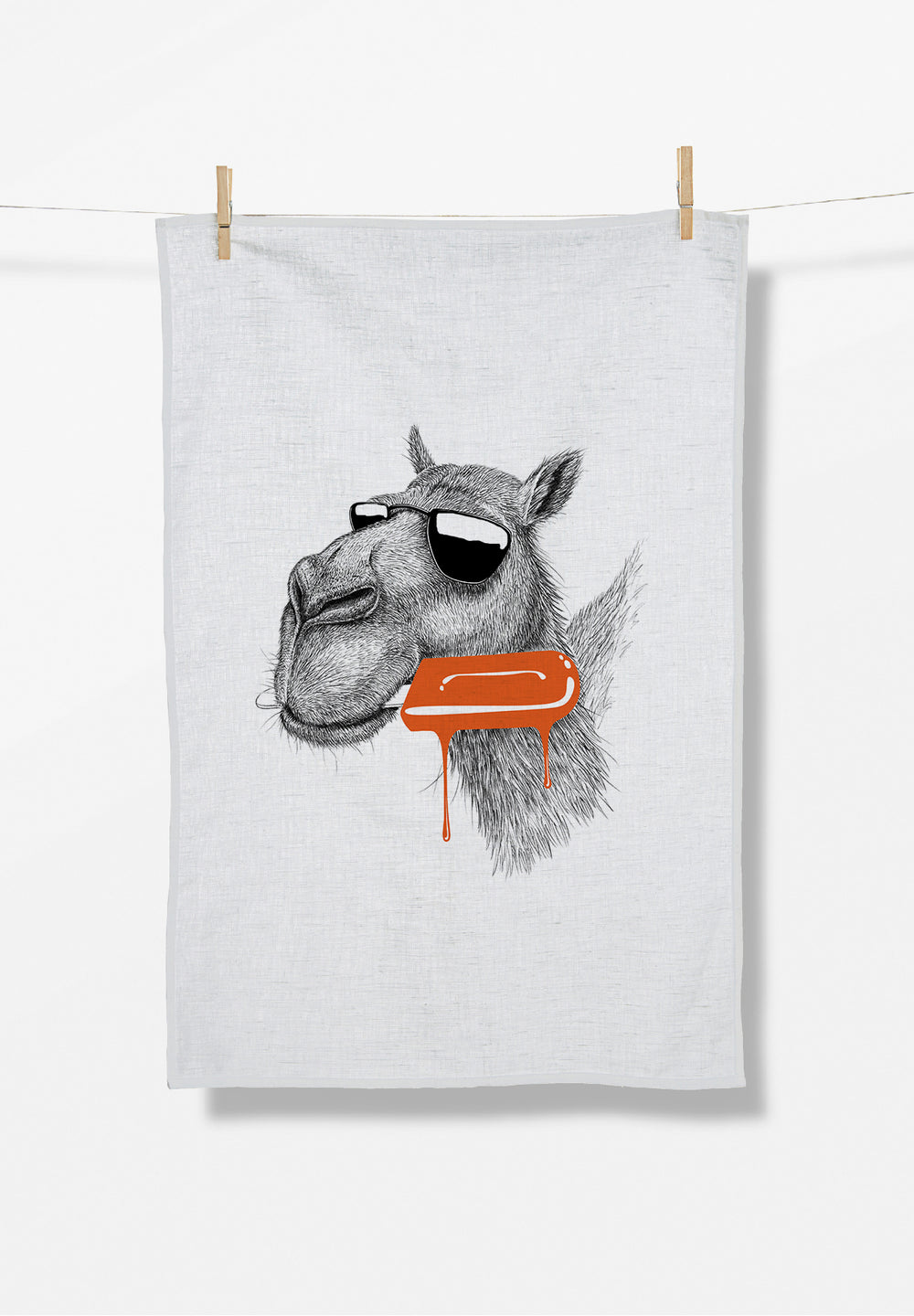 Greenbomb Tea Towel - Animal Camel