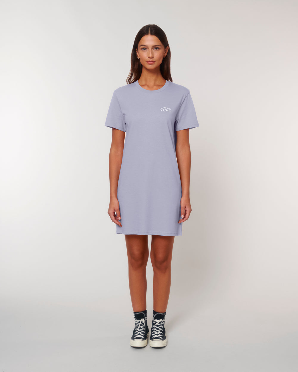 VITTVATTEN - Damen T-Shirt-Kleid 