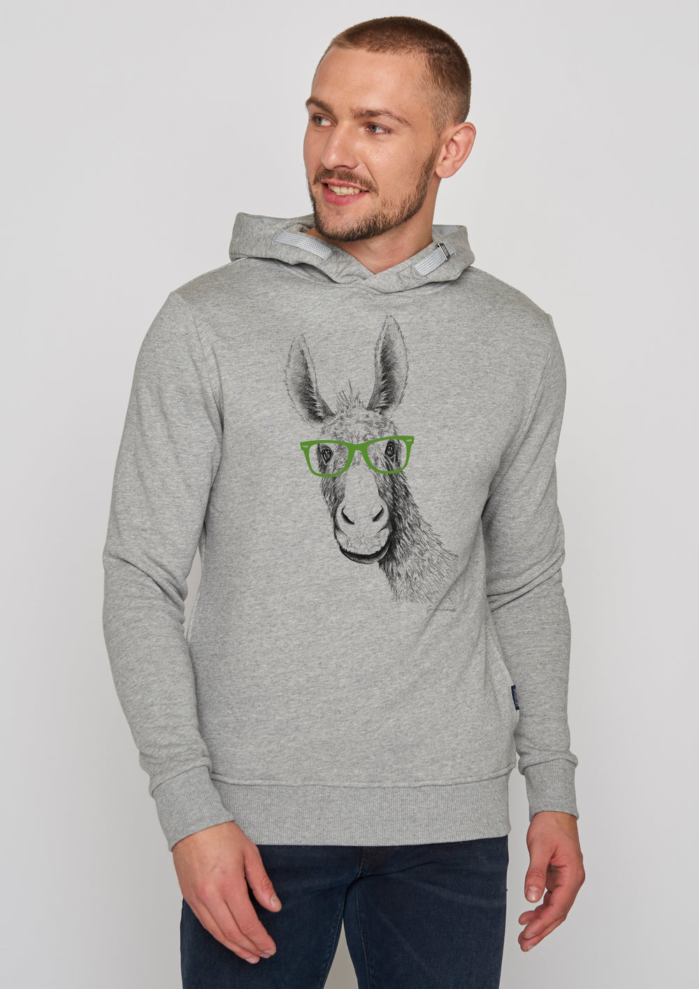 Greenbomb Hoodie Star - Animal Donkey