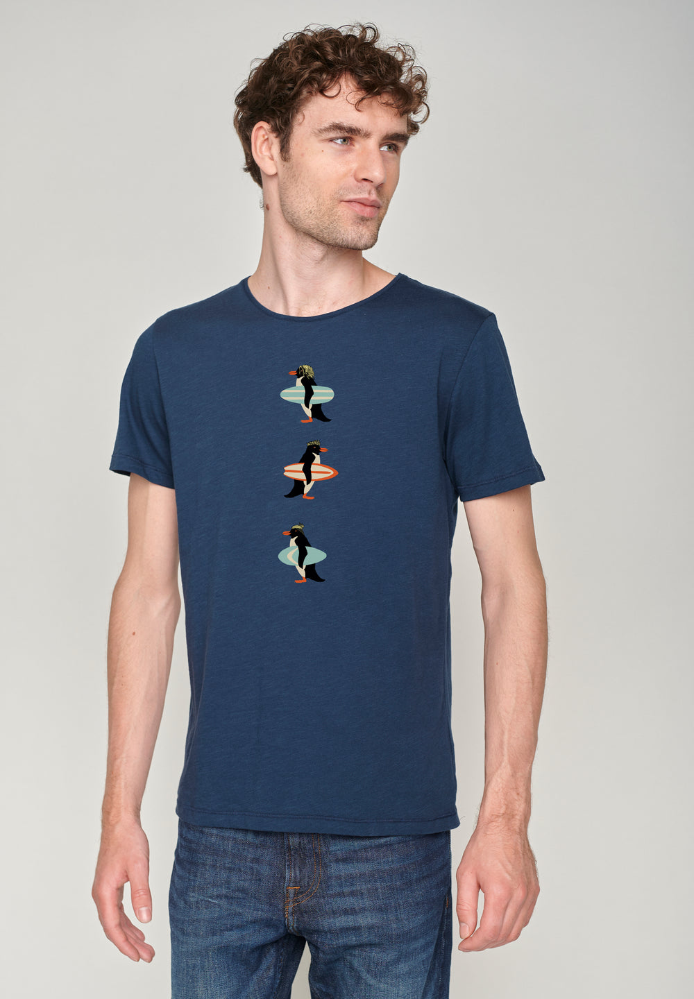 Greenbomb T-Shirt Spice - Penguins Surf