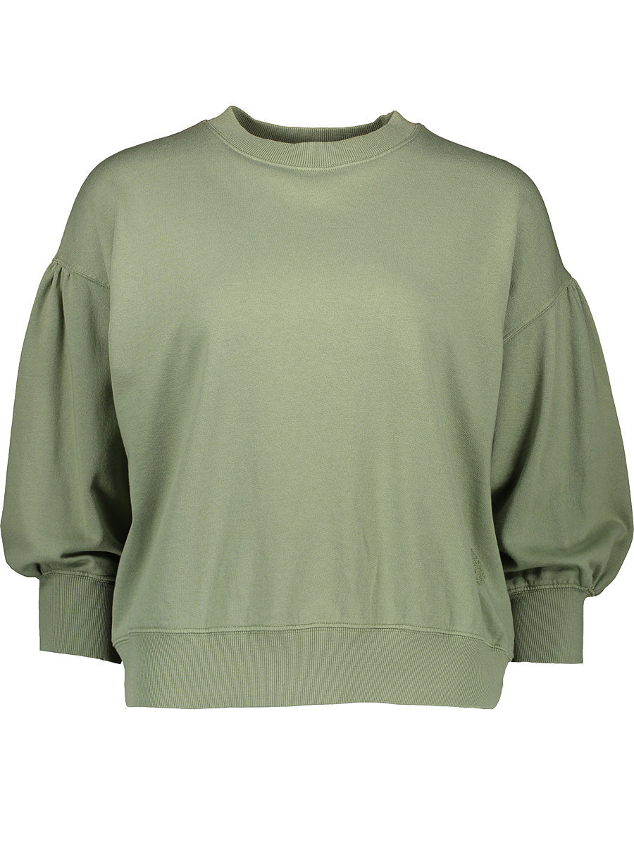 Another Brand - Sweatshirt Ballonärmel, Oil Green