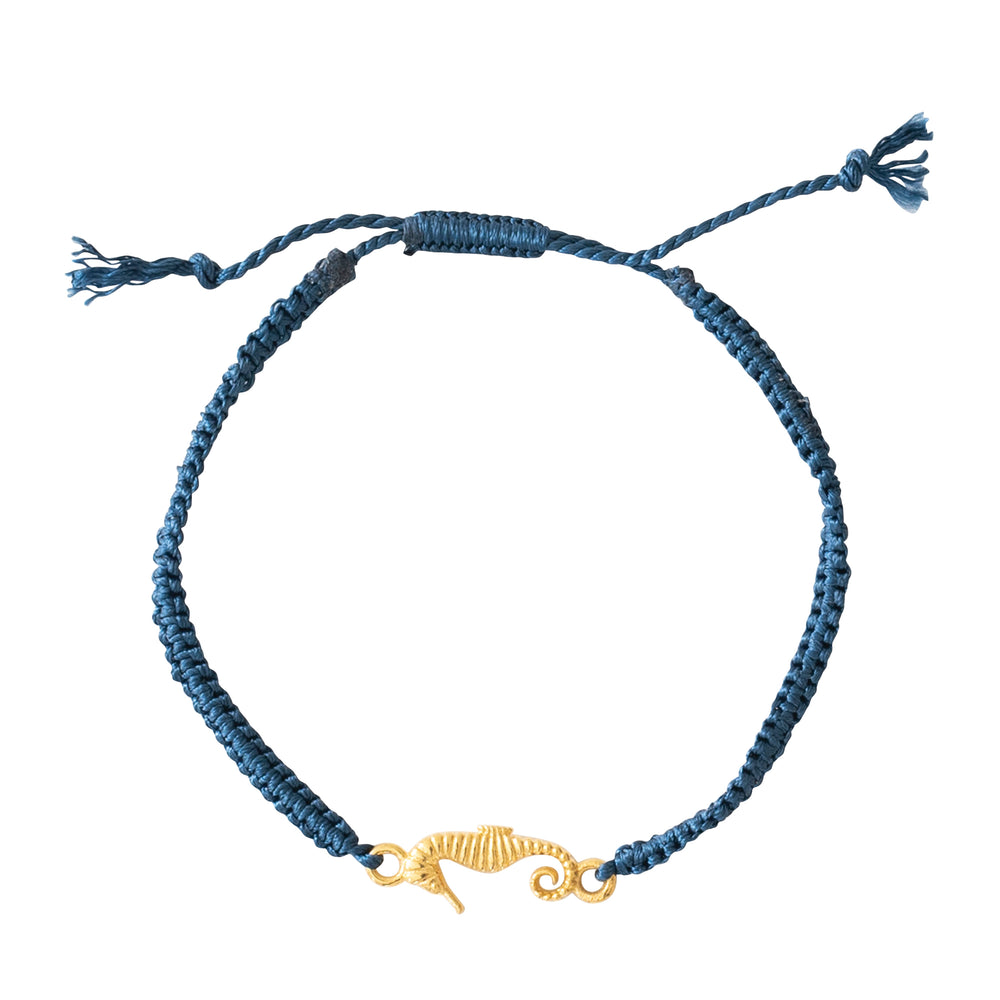 Symbol Seepferdchen Gold Armband
