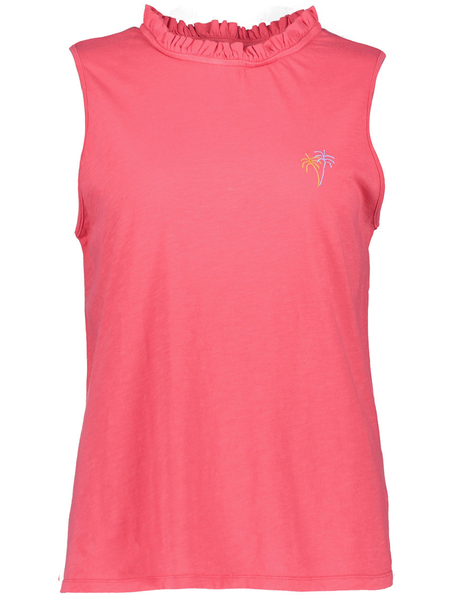 Another Brand - Damen Top mit Palme, pink