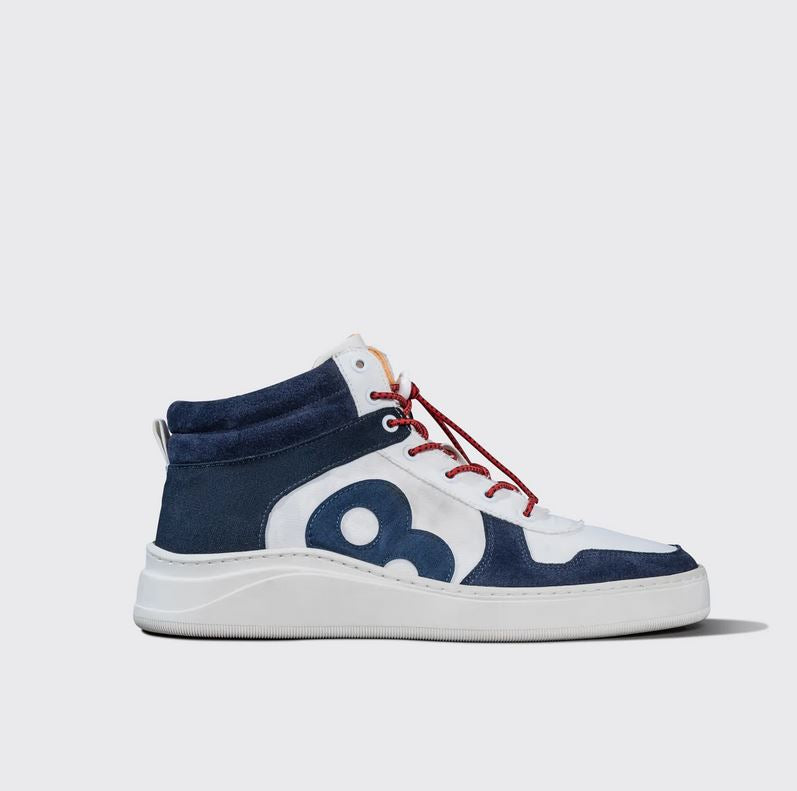 8beaufort - Herren Sneaker OAK ISLAND, weiß/navy