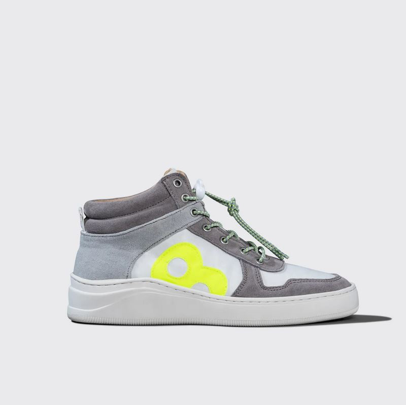 8beaufort - Damen Sneaker OAK ISLAND, weiß/safety
