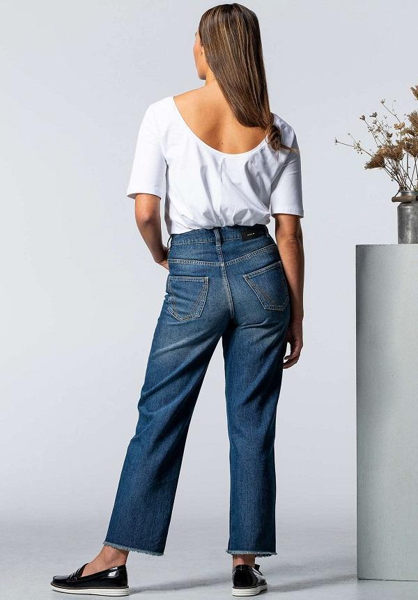 Straight Jeans MEDLAR Middark-Jeans-LOVJOI-jesango - Fair Fashion- nachhaltig- faire Mode- Klamotten- Frauen- Damen Klamotten