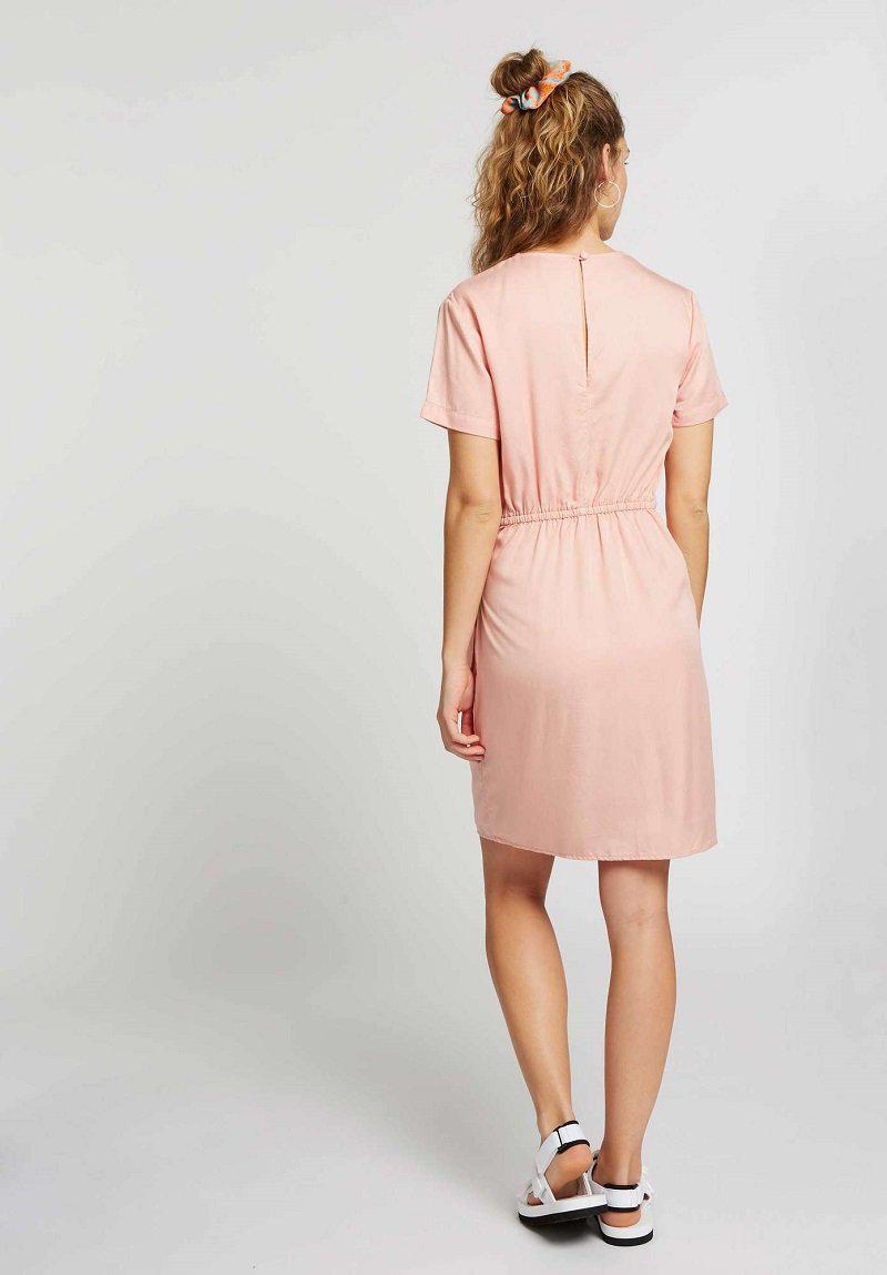 Wrap Dress - rosa-Kleid-ThokkThokk-jesango - Fair Fashion- nachhaltig- faire Mode- Klamotten- Frauen- Damen Klamotten