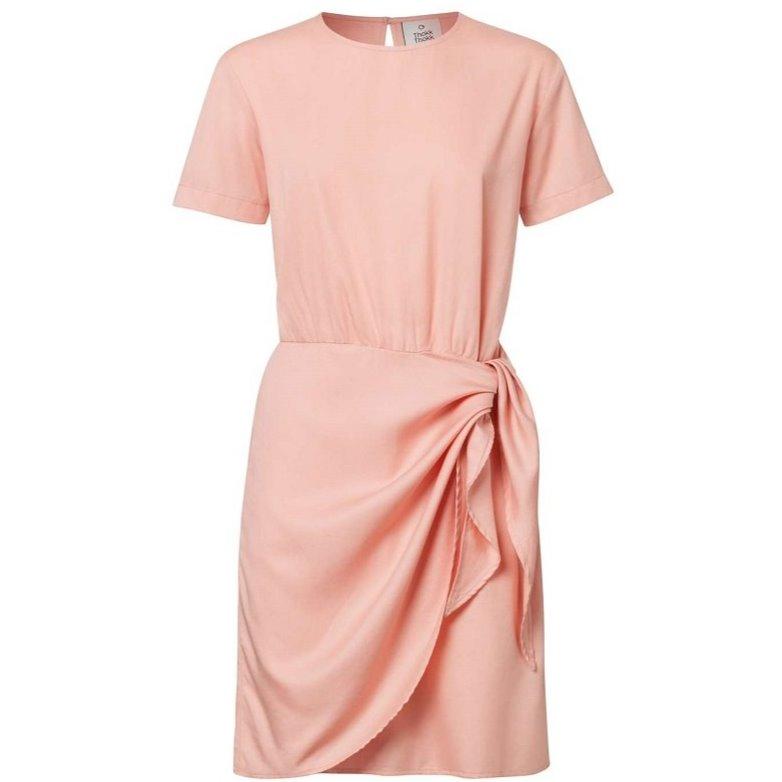 Wrap Dress - rosa-Kleid-ThokkThokk-jesango - Fair Fashion- nachhaltig- faire Mode- Klamotten- Frauen- Damen Klamotten